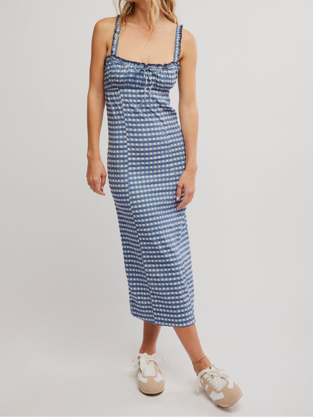 Free People Lucinda Plaid dress